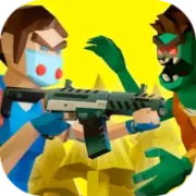 Взломанная Two Guys & Zombies 3D: Игра по сети с друзьями