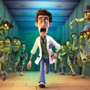Взломанная Idle Zombie Hospital Tycoon: Management Game