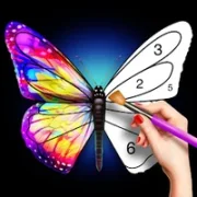 Взломанная Tap Color Lite - Раскраска по номерам и интернета