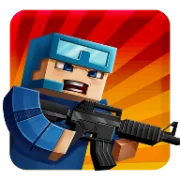 Пиксель Битвы: ружья и блоки