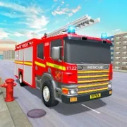 911 Rescue Fire Truck 3D Sim {ВЗЛОМ: все разблокировано}