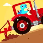 Dinosaur Farm Free - Tractor