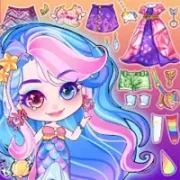 Hair Doll Dress Up Game {ВЗЛОМ: открыта одежда}