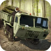 Лесовоз Бездорожье Грузовик 3D