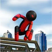 Spider Stickman Rope: Vegas Crime City Hero