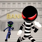 Stickman Bank Robbery Escape {ВЗЛОМ}